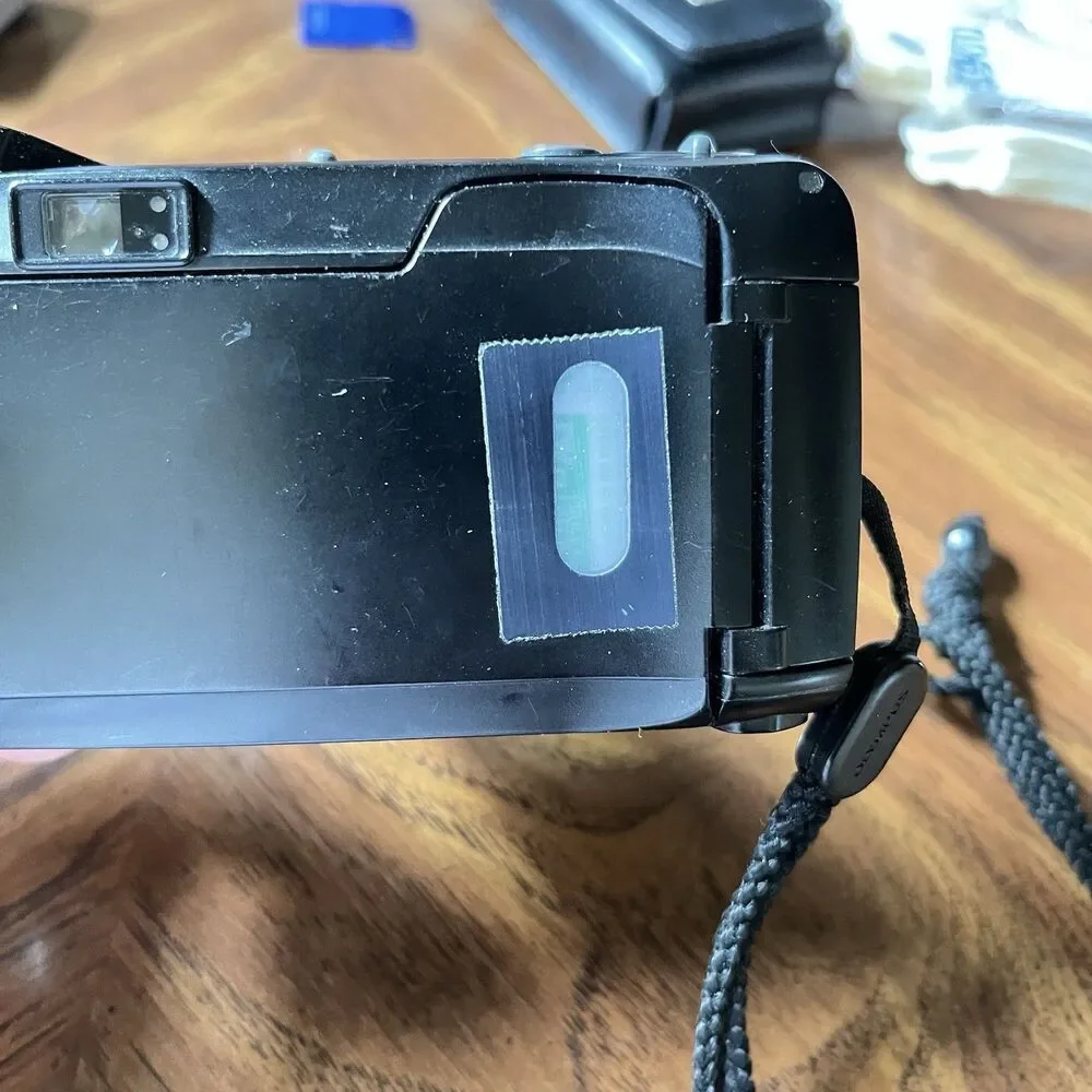 Olympus READ MJU Zoom 35mm Point & Shoot Film Camera, Black Tested